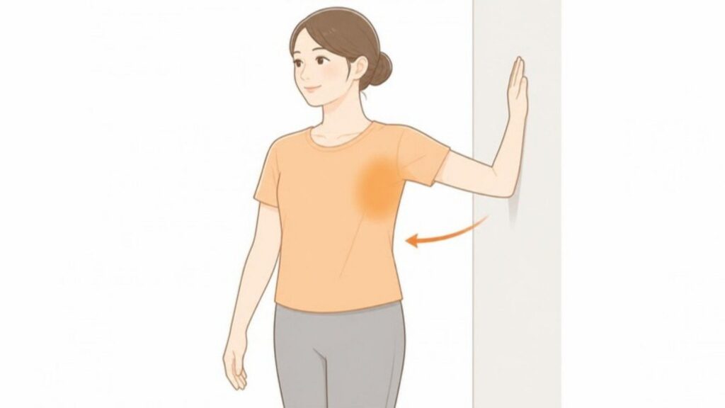 胸を開くストレッチ