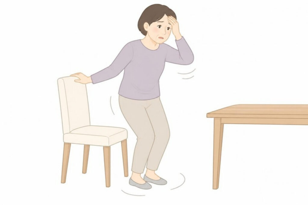 立ち上がるとふわっとするめまい
